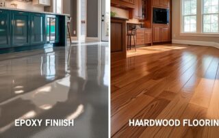 epoxy flooring vs hardwood